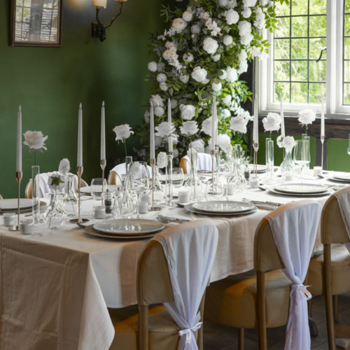 Private dining room at The Three Horseshoes Inn, in Lickfold: Perfect for office Christmas Partys